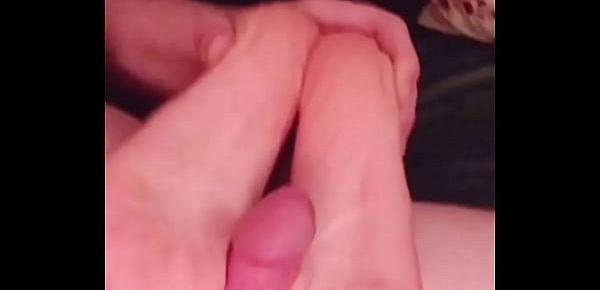  Amateur footjob preview